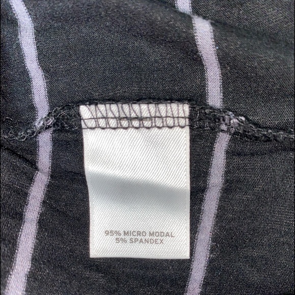 Caslon Modal Shirt Black Small | Extra Long Modal Shirt Size Small - Picture 10 of 11